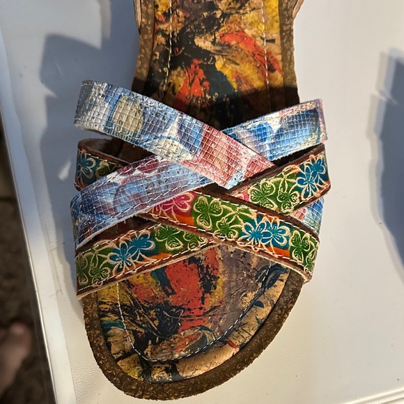 Spring Step Artistic Multicolor Sandals - Picture 7 of 8